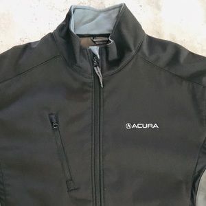 Acura jacket. Black and grey.